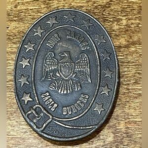 Aunt Sarahs Dine O Rama Eagle
Burgers Vtg Brass Buckle